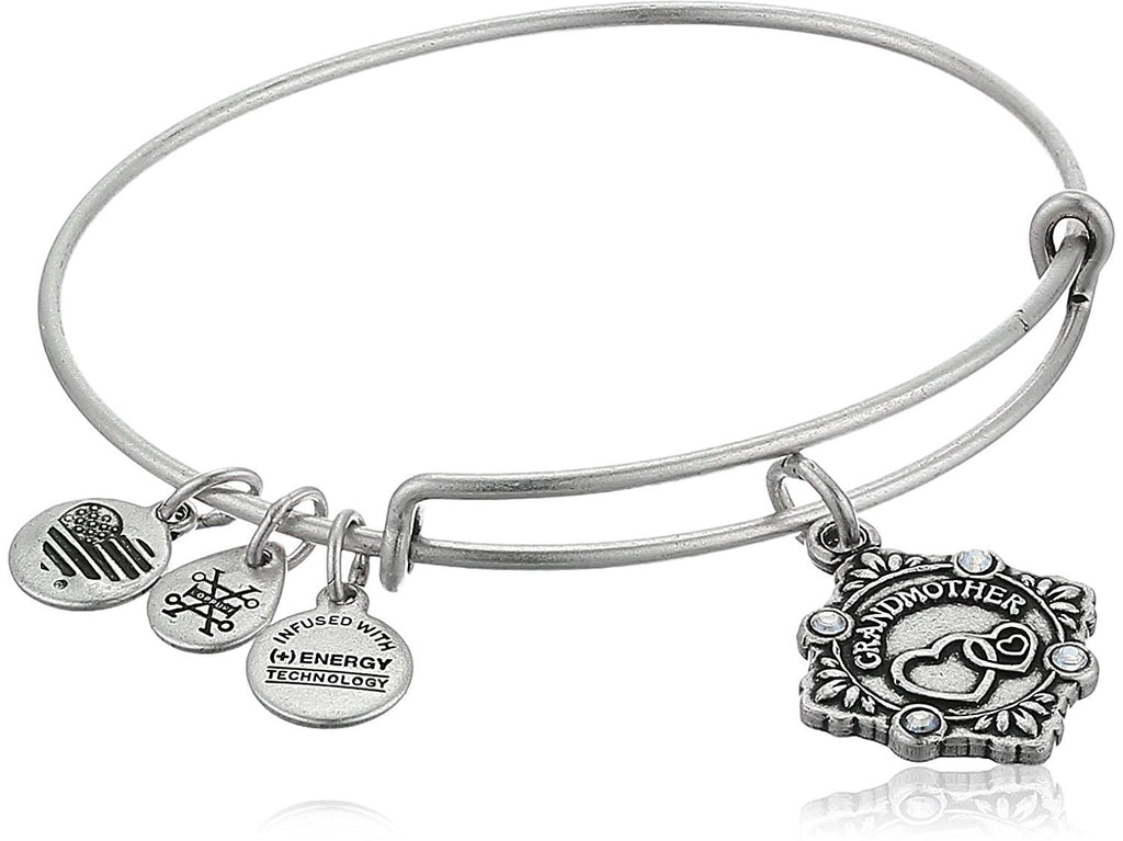 Alex and Ani Womens Because I Love You Grandmother III Bangle