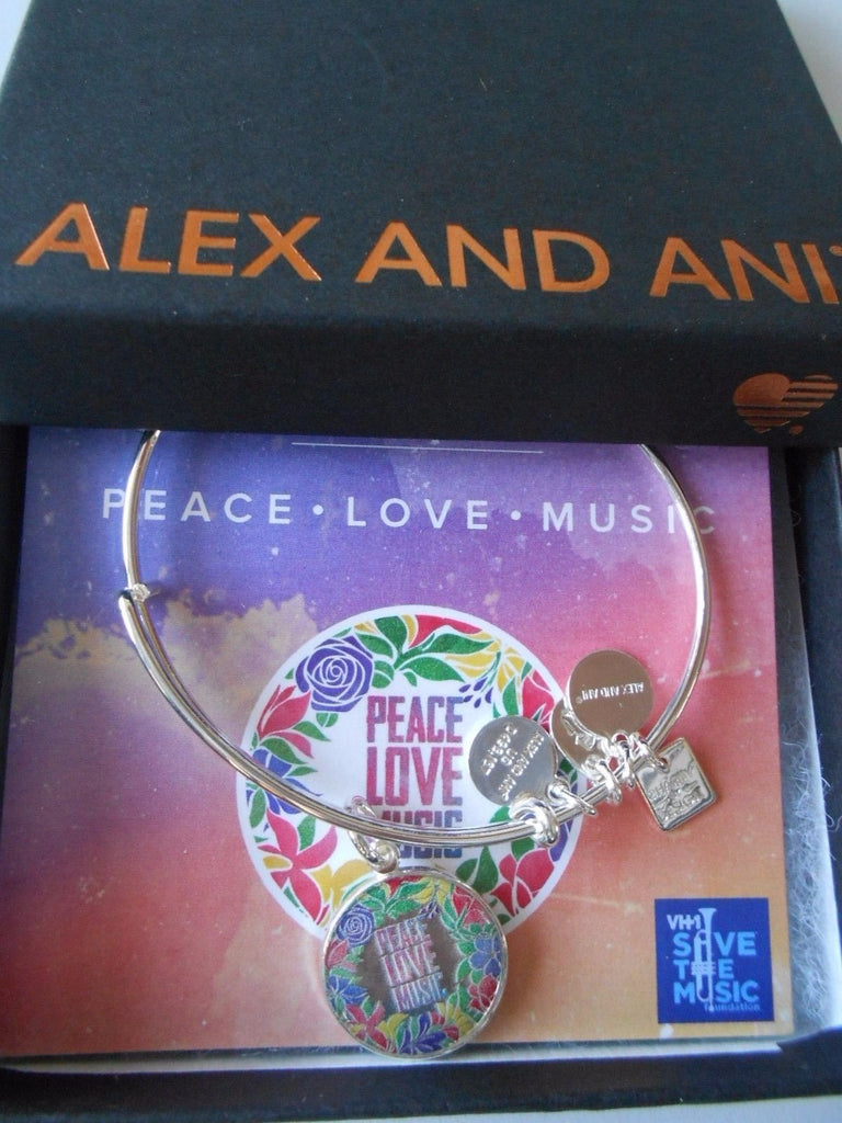 PeaceLove Music Charm Bangle SS