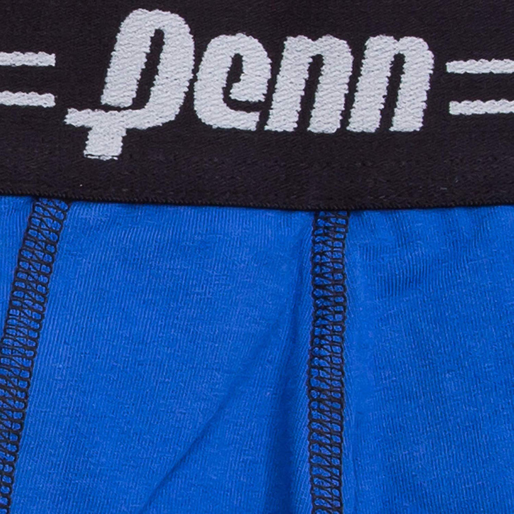 Penn Mens 3-Pack Athletic Boxer Briefs, Silver-Navy-Royal, M