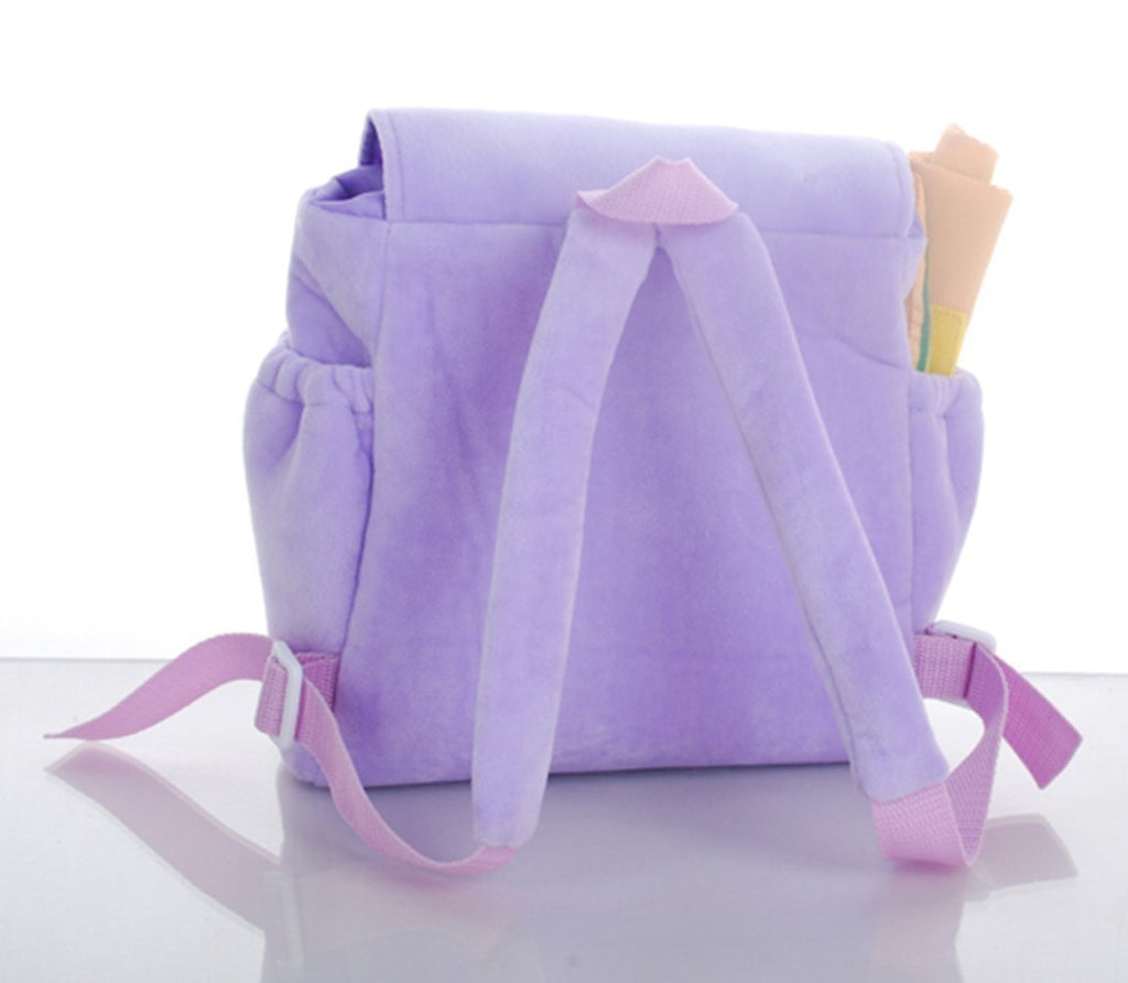 Dora the Explorer Soft Plush Backpack Rescue Bag, Purple
