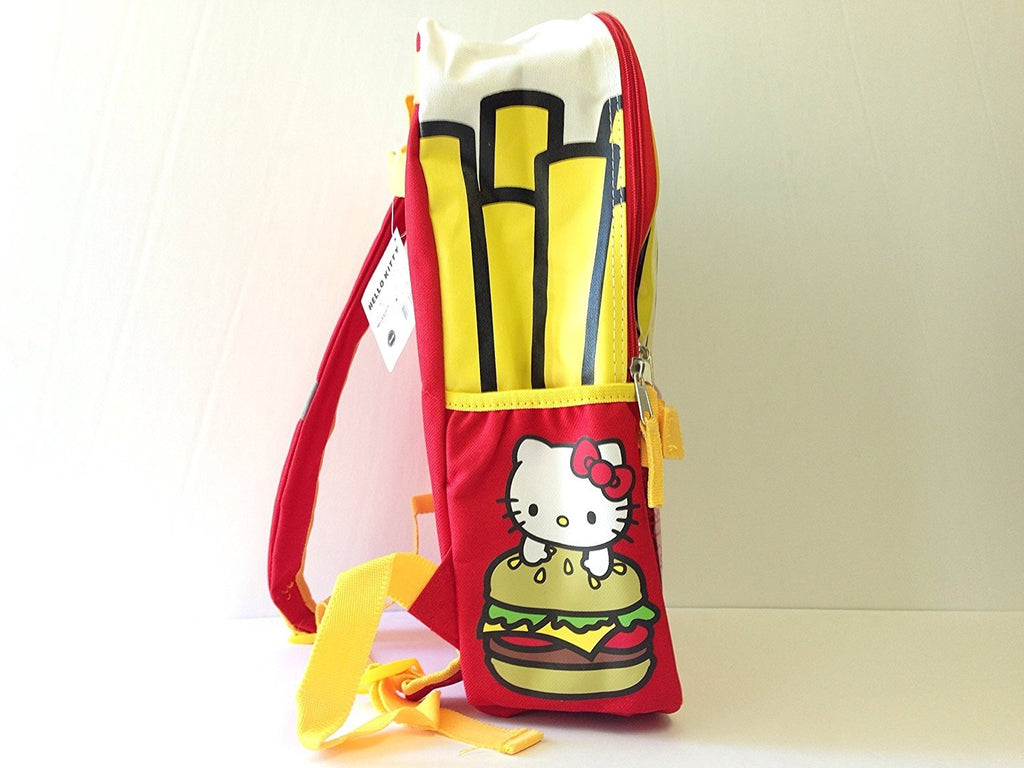 hello kitty hamburger backpack Limited Edition Hello Kitty Hamburger Large Backpack with Matching Lun – sandstormusa