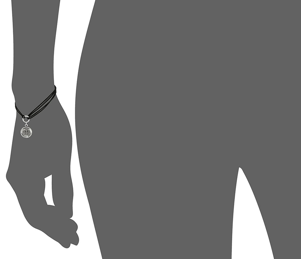 Alex and Ani Queen's Crown Rafaelian Silver Charm Bracelet