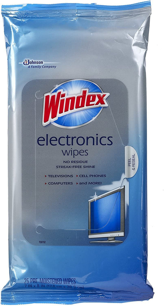 Electronics Cleaner, 25 Wipes