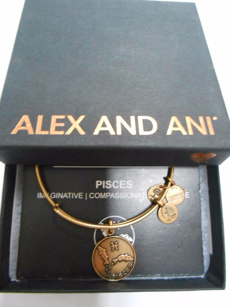Alex and Ani Zodiac II Expandable Wire Bangle Bracelet