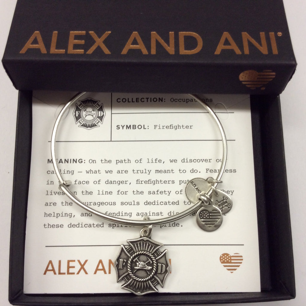 Alex and Ani Womens Firefighter Bangle