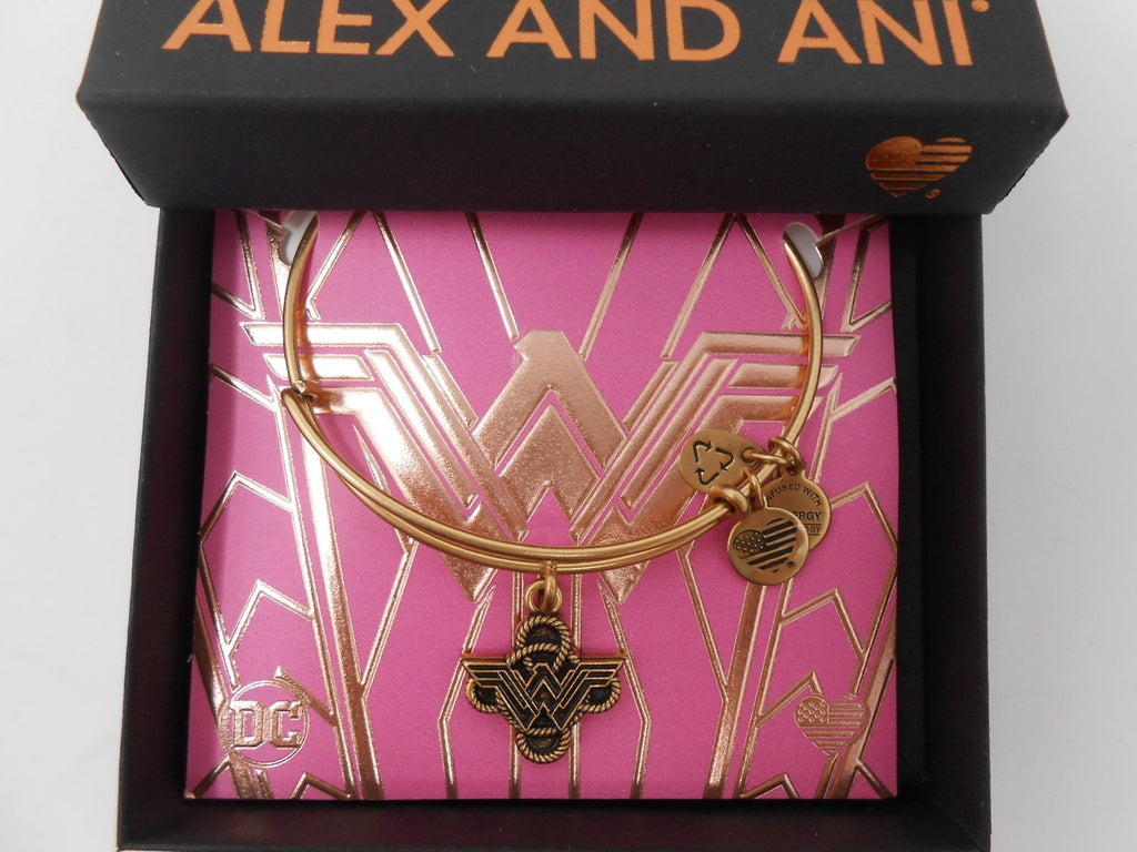Alex and Ani Womens Wonder Woman Lasso Knot Bangle