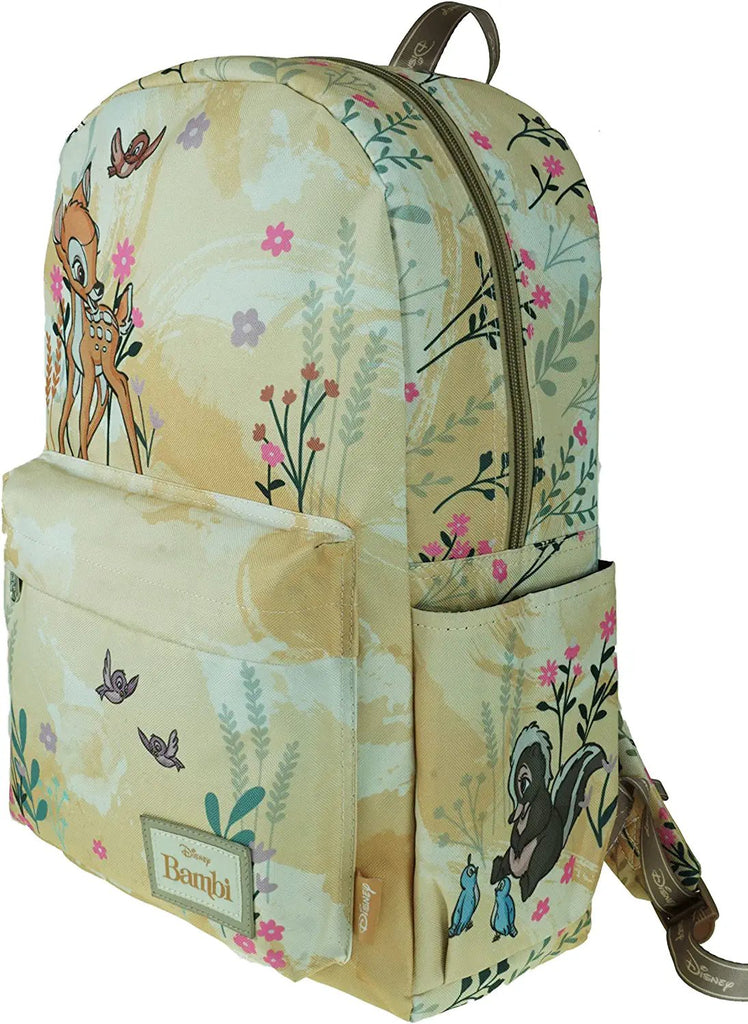 KBNL Classic Disney Winnie The Pooh Backpack with Laptop Compartment for School, Travel, and Work, Multicolor (A22208-WTP)