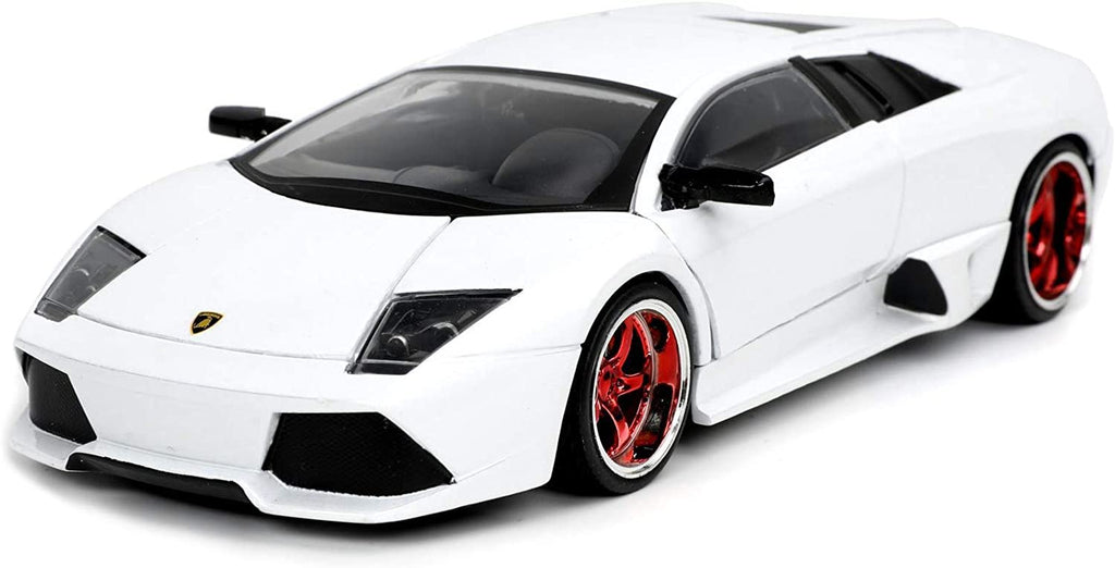 Hyperspec 1:24 Lamborghini Murciélago LP460 Die-cast Car Pearl White, Toys for Kids and Adults