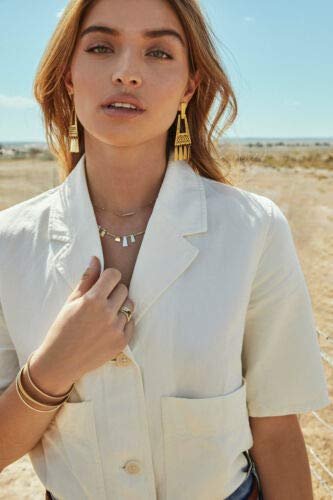Kendra Scott Kase Fringe Filigree Statement Earrings in Gold