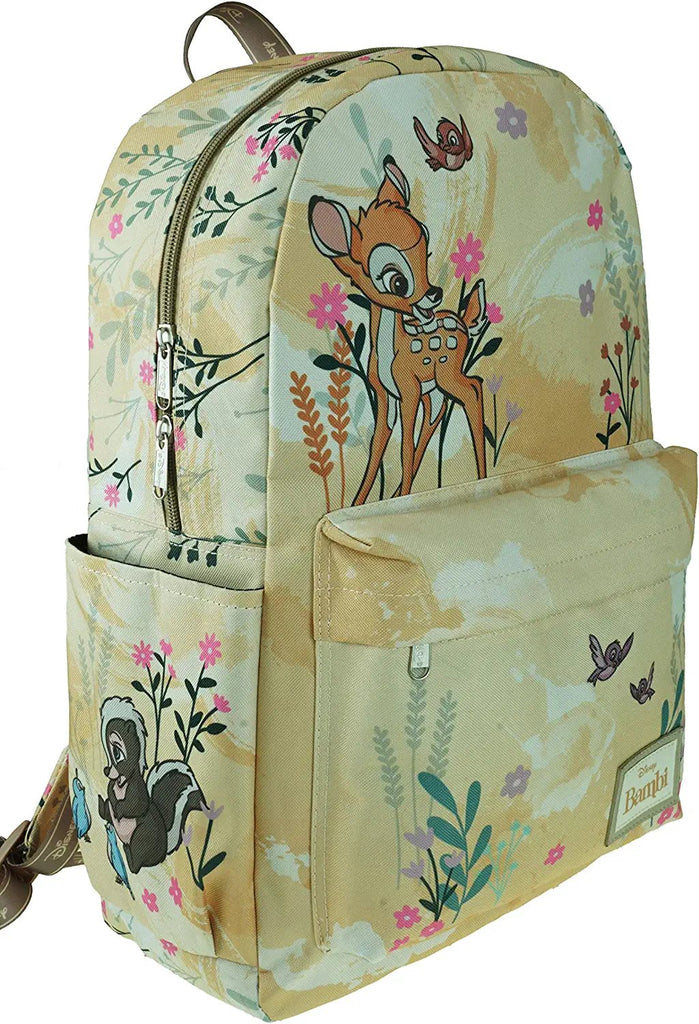 KBNL Classic Disney Winnie The Pooh Backpack with Laptop Compartment for School, Travel, and Work, Multicolor (A22208-WTP)