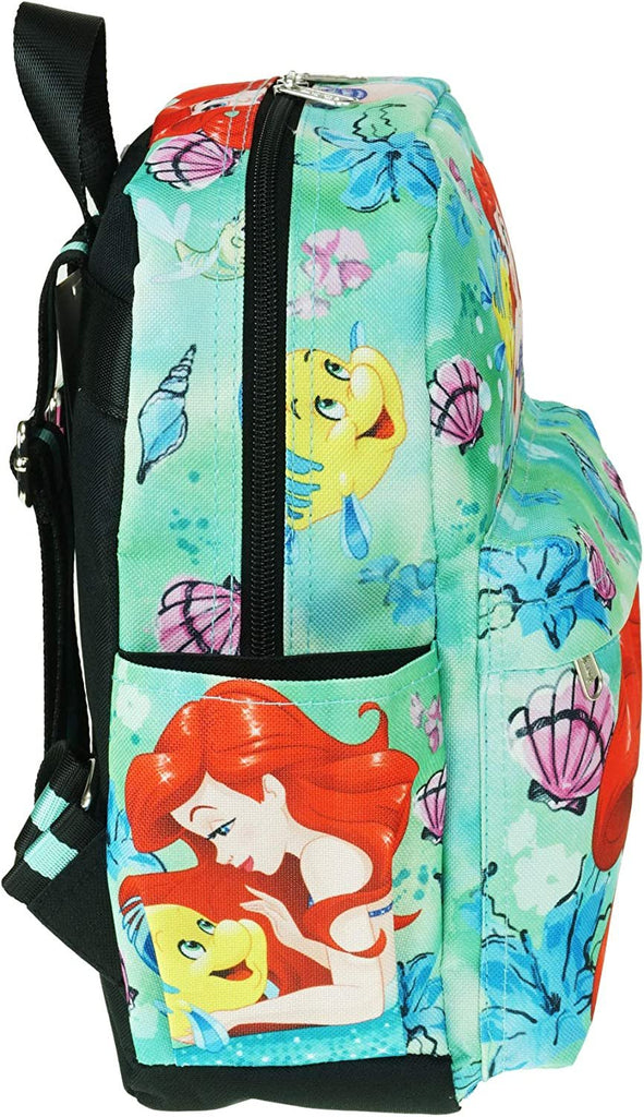 KBNL The Little Mermaid Ariel 12inch Deluxe Oversize Print Daypack A21328 Medium