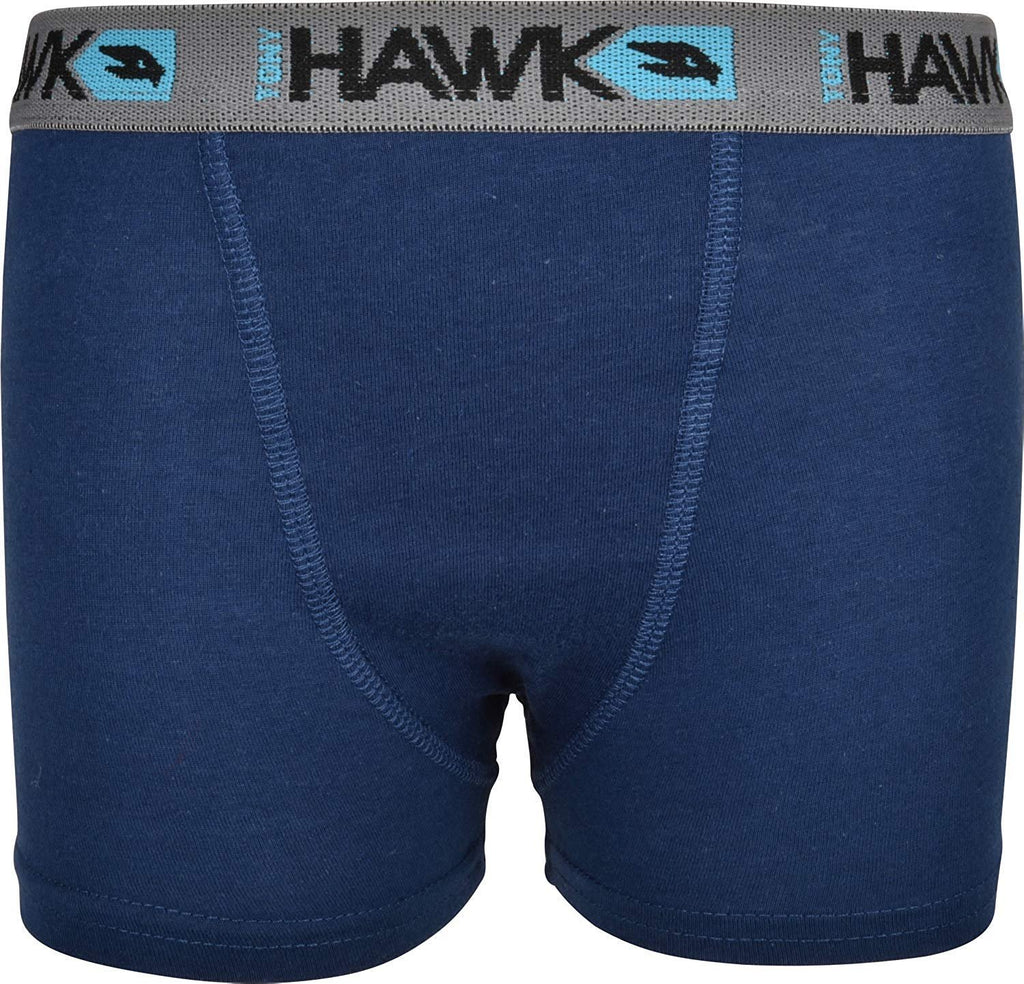 Tony Hawk Boys' Boxer Briefs 9-Pack Value Cotton Blend Toddler-Big Kid Sizes No Fly Underwear