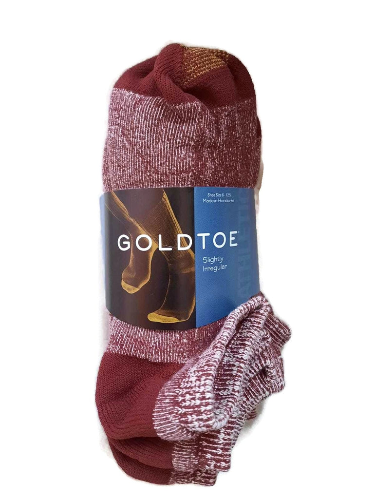 Gold Toe Men's Socks No Show 6-Pack Liner Breathable Soft Cotton Blend Slightly Irregular Slightly Irregular
