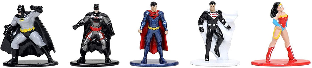 Jada Toys DC Comics 1.65" Die-cast Metal Collectible Figures 20-Pack Wave 1, Toys for Kids and Adults, Multi-Color (84409)