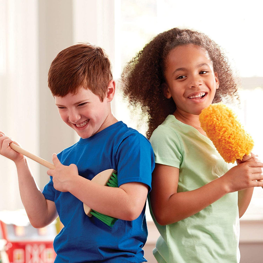 Melissa & Doug Dust! Sweep! Mop! 6-Piece Pretend Play Set