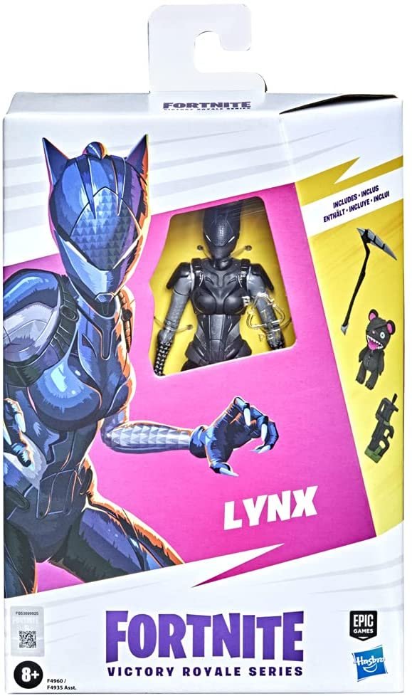 FORTNITE Hasbro Victory Royale Series Lynx Collectible Action Figure with Accessories - Ages 8 and Up, 6-inch