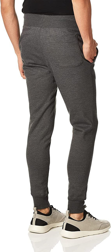 Champion Life Mens Reverse Weave Trim Jogger Pants, M, Granite Heather
