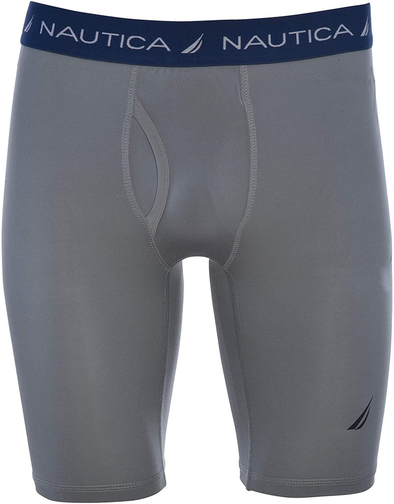 Nautica Men’s Cycling Shorts Bicycle Riding Dry Cool Sports Baselayer Running Workout Active Tights Yoga Athletic Spandex