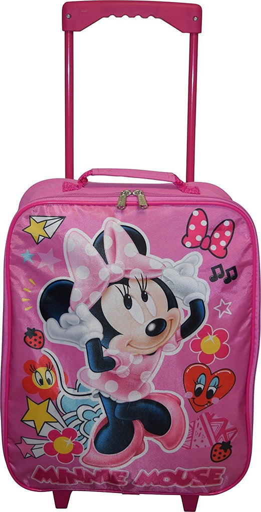 Disney Minnie Mouse 15" Collapsible Wheeled Pilot Case - Rolling Luggage