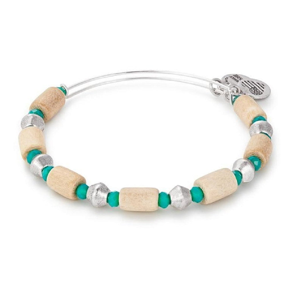 Alex and Ani Women's Seaside Palm Bangle Bracelet Tropical One Size