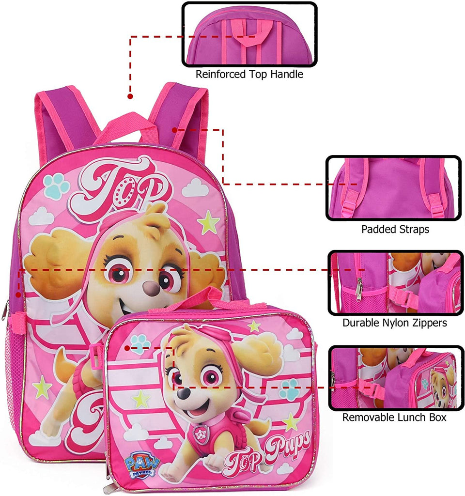 Nickelodeon Paw Patrol Backpack Lunchbag Set