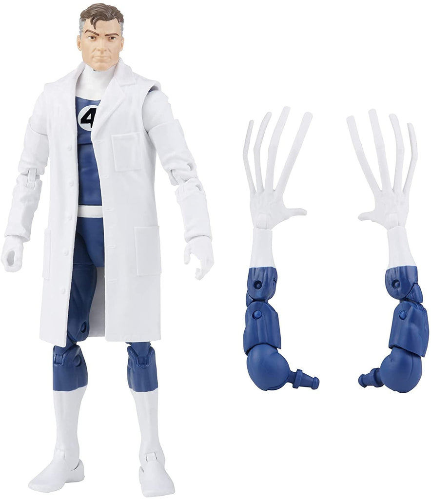 Hasbro Marvel Legends Series Retro Fantastic Four Mr. Fantastic 6-inch Action Figure Toy, Includes 4 Accessories