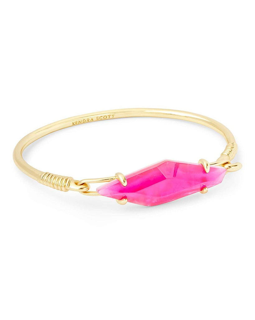 Kendra Scott Lawrence Gold Cuff Bracelet in Azalea Illusion