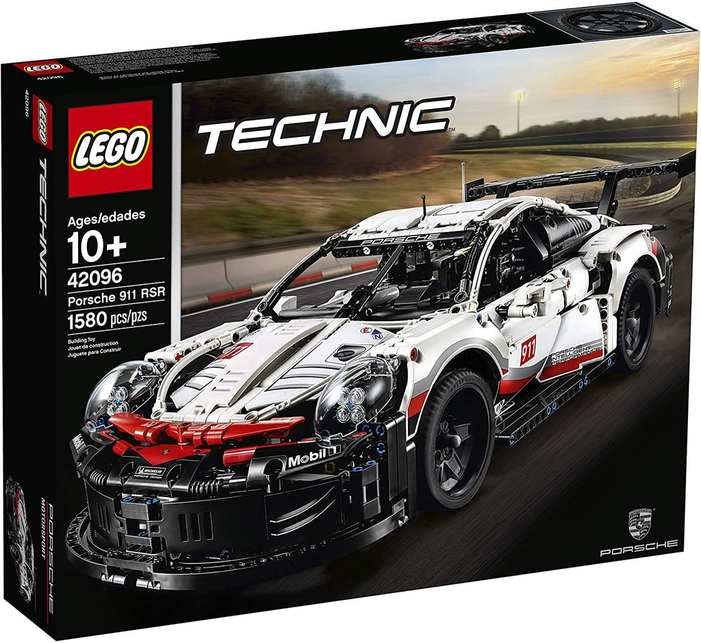 LEGO Technic Porsche 911 RSR 42096 Race Car Building Set STEM Toy for Boys and Girls Ages 10+ Features Porsche Model Car with Toy Engine (1,580 Pieces)