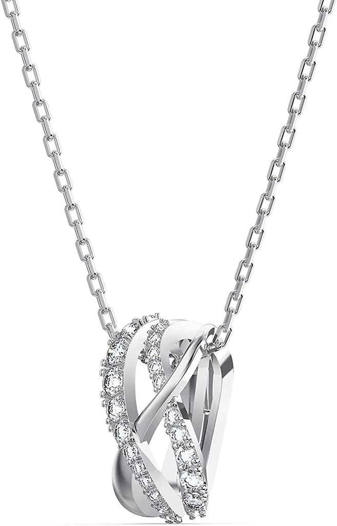 SWAROVSKI Twist Set, White, Rhodium Plated (5579790), One Size