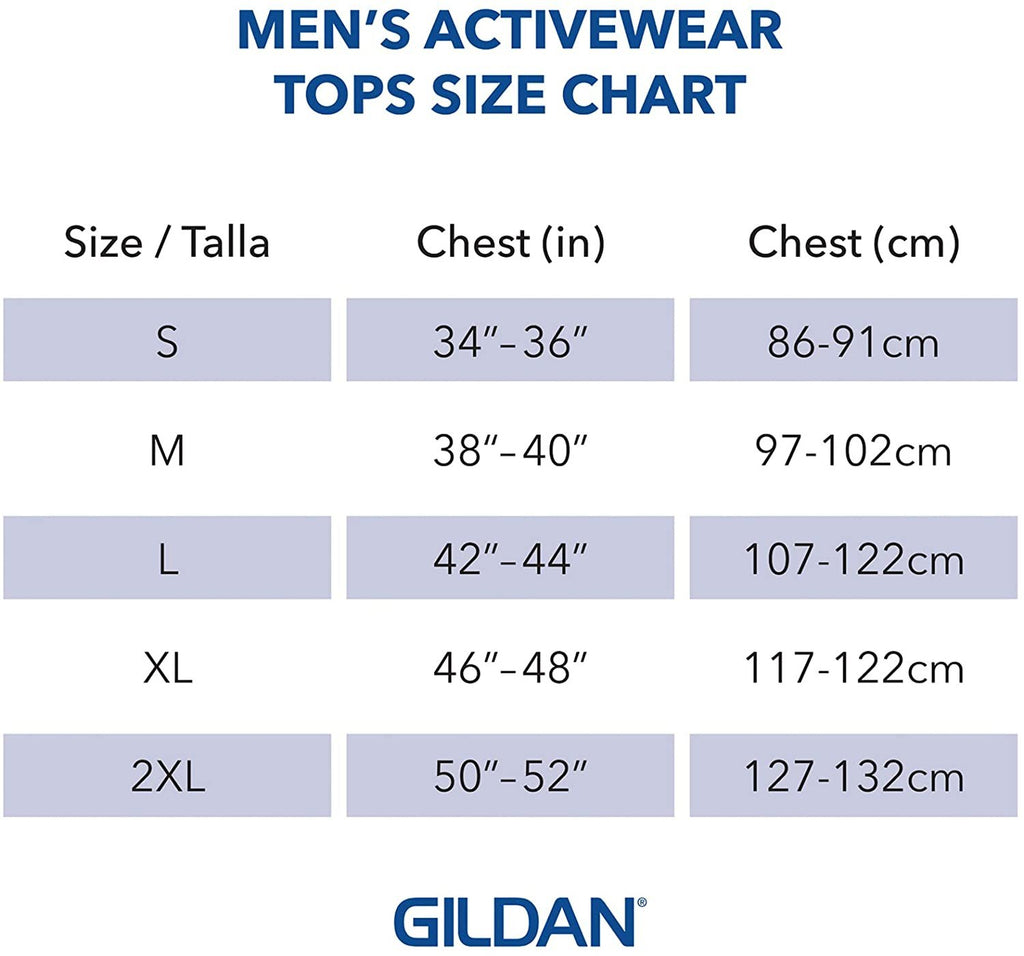Gildan Men's Heavy Cotton T-Shirt, Style G5000, Multipack, Navy (10-Pack), Small