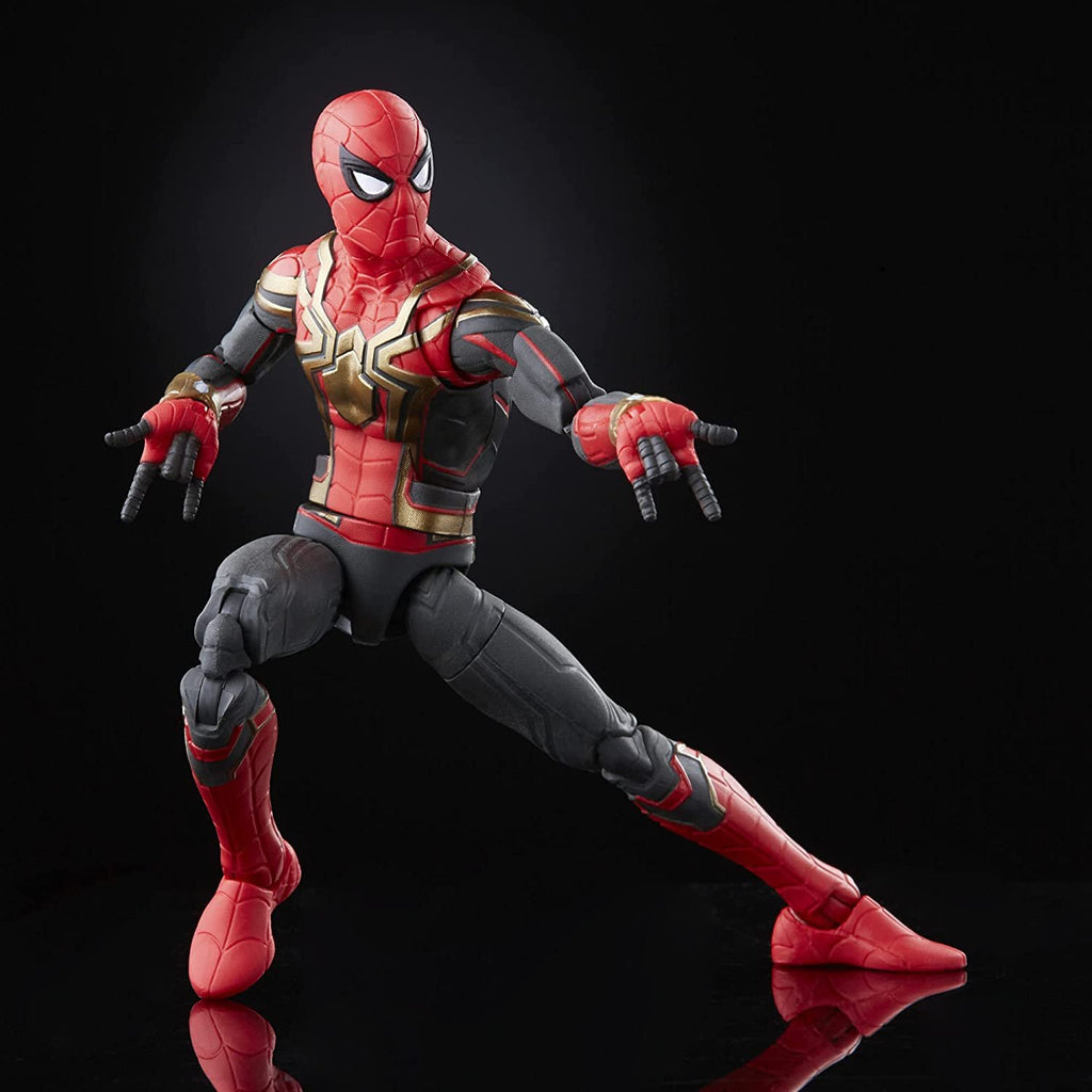 Spider-Man Marvel Legends Series Integrated Suit 6-inch Collectible Action Figure Toy, 2 Accessories