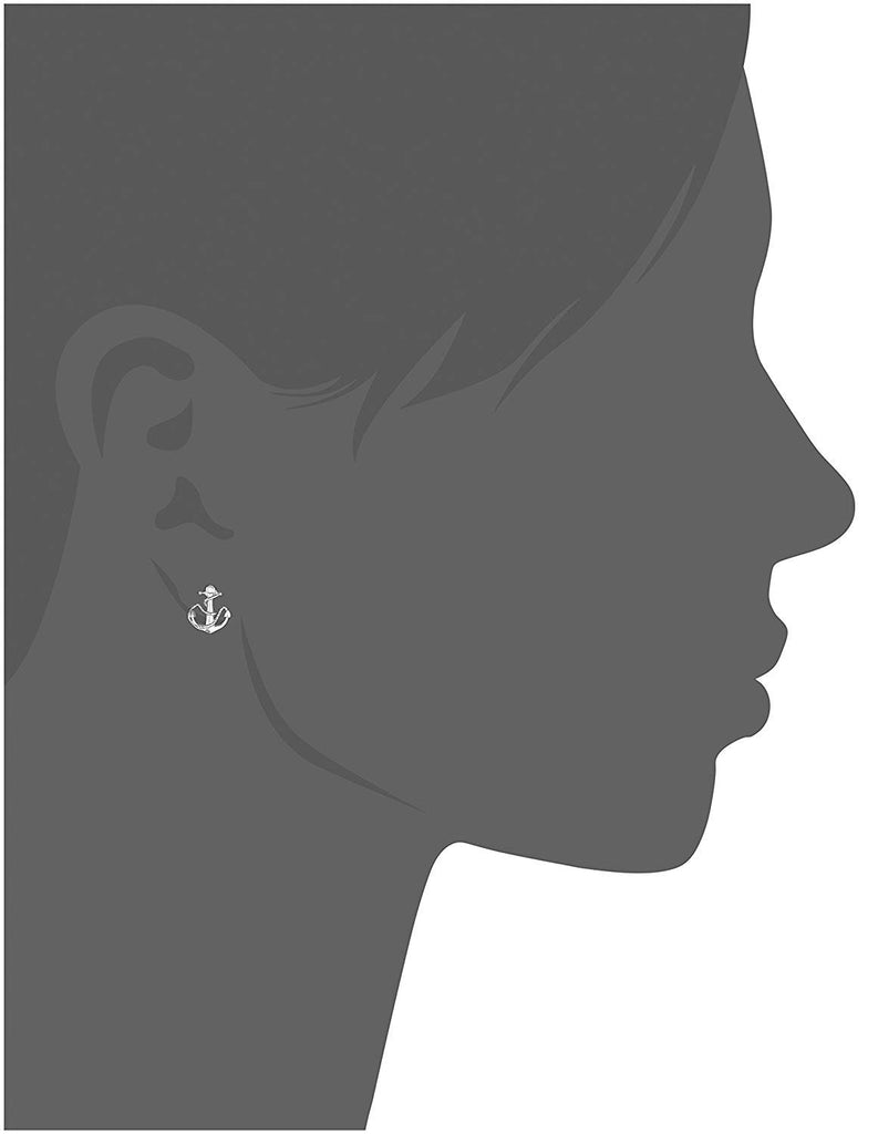Alex and Ani Post Anchor 14k Stud Earrings