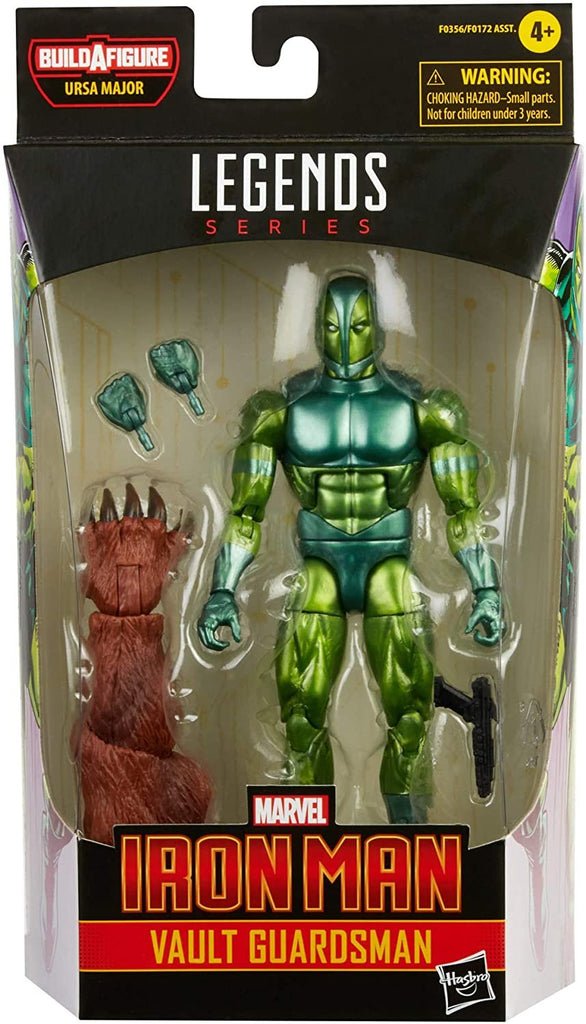 Marvel Hasbro Legends Series 6-inch Vault Guardsman Action Figure Toy, Includes 3 Accessories and Build-A-Figure Part, Premium Design and Articulation