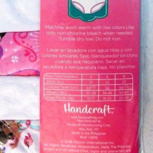 Nickelodeon Girls' 7-Pack Nella The Princess Knight Underwear Panties Size 8
