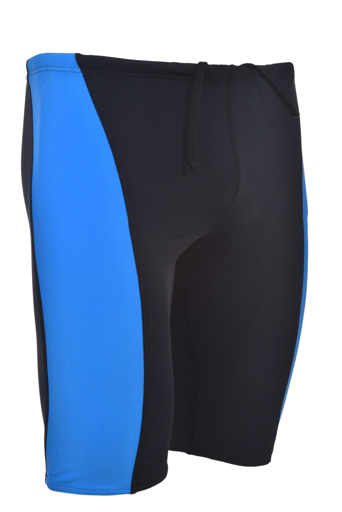 Men's Performance Swimsuit Racer Jammer - Durable Spandex Nylon Blend Comfortable Swimwear Training Many Colors