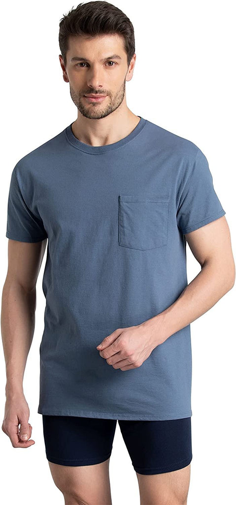 Fruit of the Loom Men's Short Sleeve Pocket T-Shirt