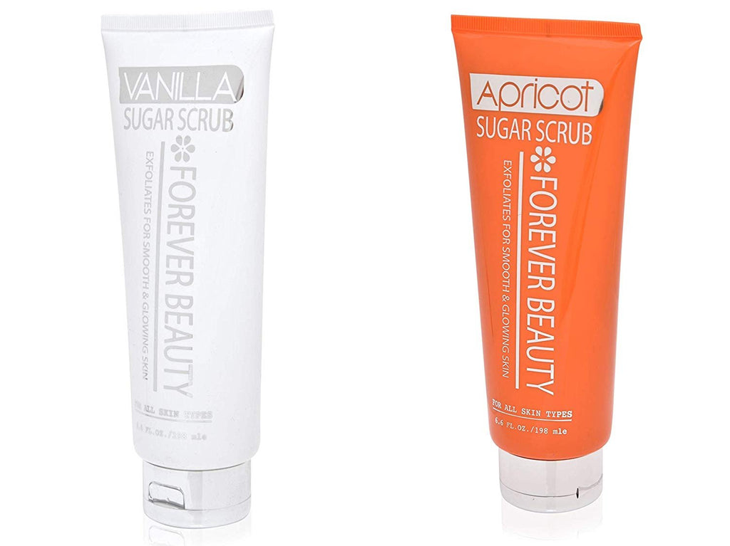 Forever Beauty Facial Sugar Scrub Exfoliating All Skin Types, 6.6 Fluid Ounces