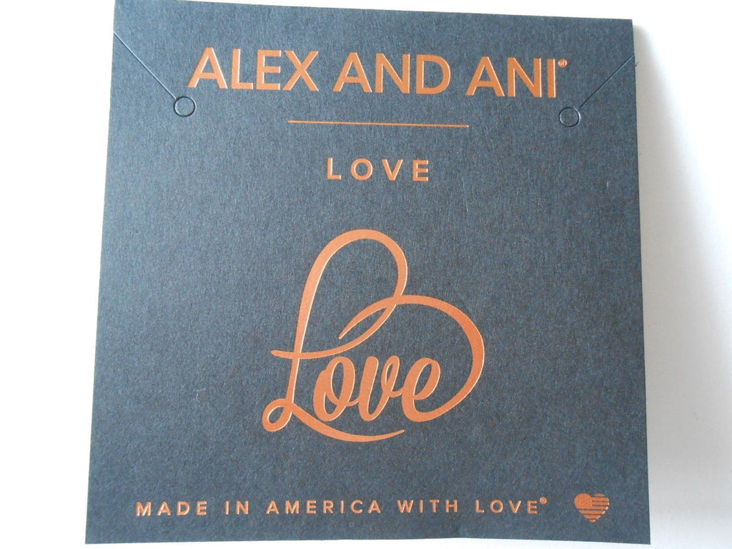 Alex and Ani Womens Path of Symbols - Love IV Charm Bangle