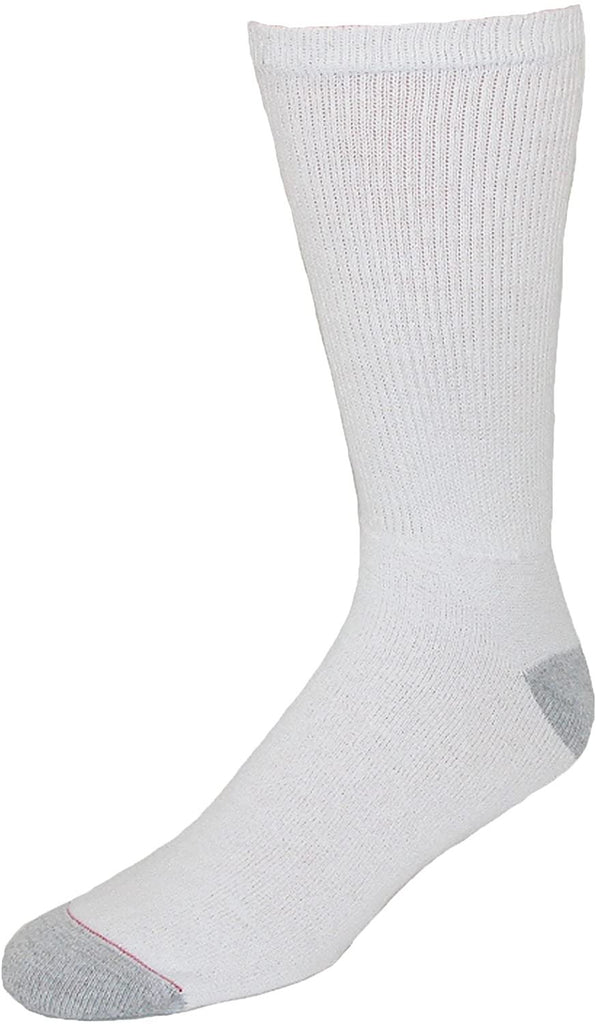Hanes Men Big & Tall Cushion Crew Socks 6-Pack