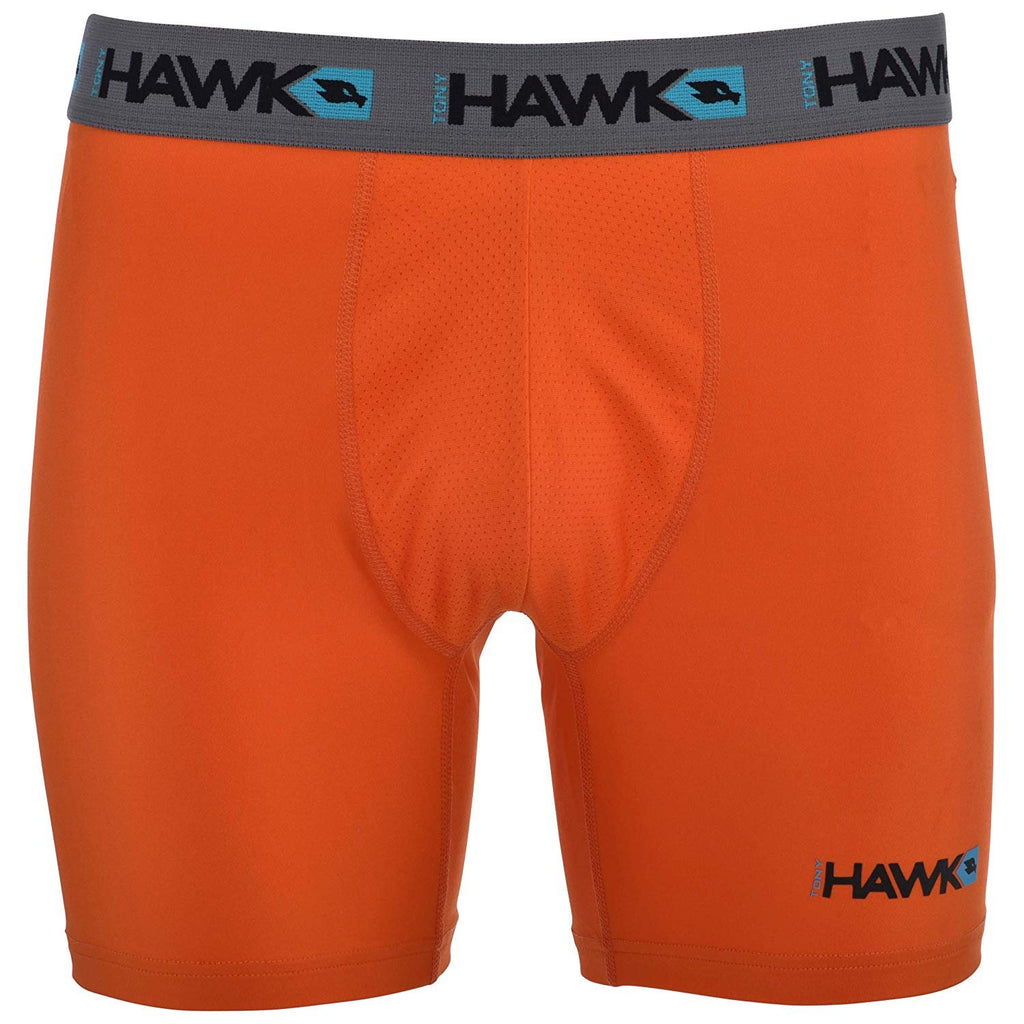 TONY HAWK Mens Performance Underwear - 3-Pack Stretch Performance Boxer Briefs Training Breathable Athletic Fit No Fly