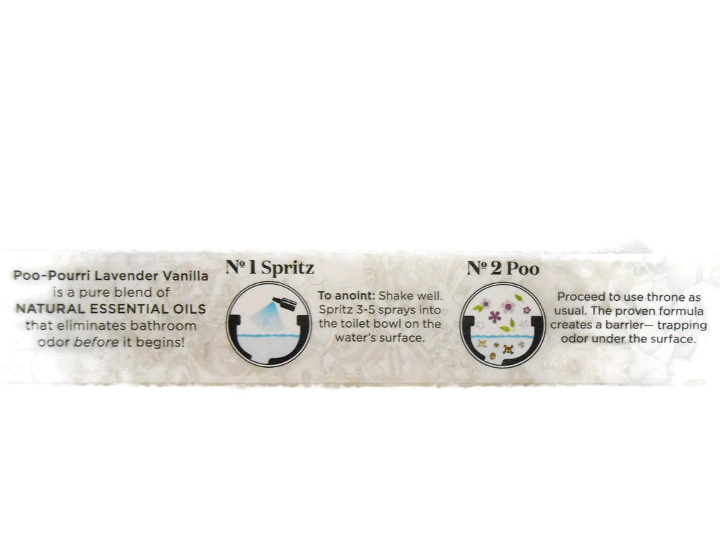 POO-POURRI Before-You-Go Toilet Spray LAVENDER VANILLA 4ml bottle- 3-5 uses