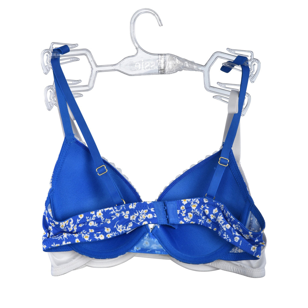 essie Women's Bras Full Coverage Lace 2-Pack Nylon/Spandex Underwire Molded