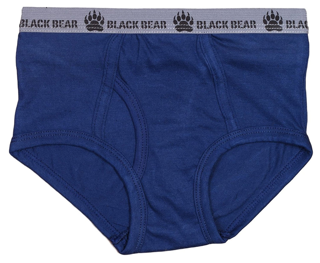 Black Bear Boys' Underwear Briefs (Pack of 6)