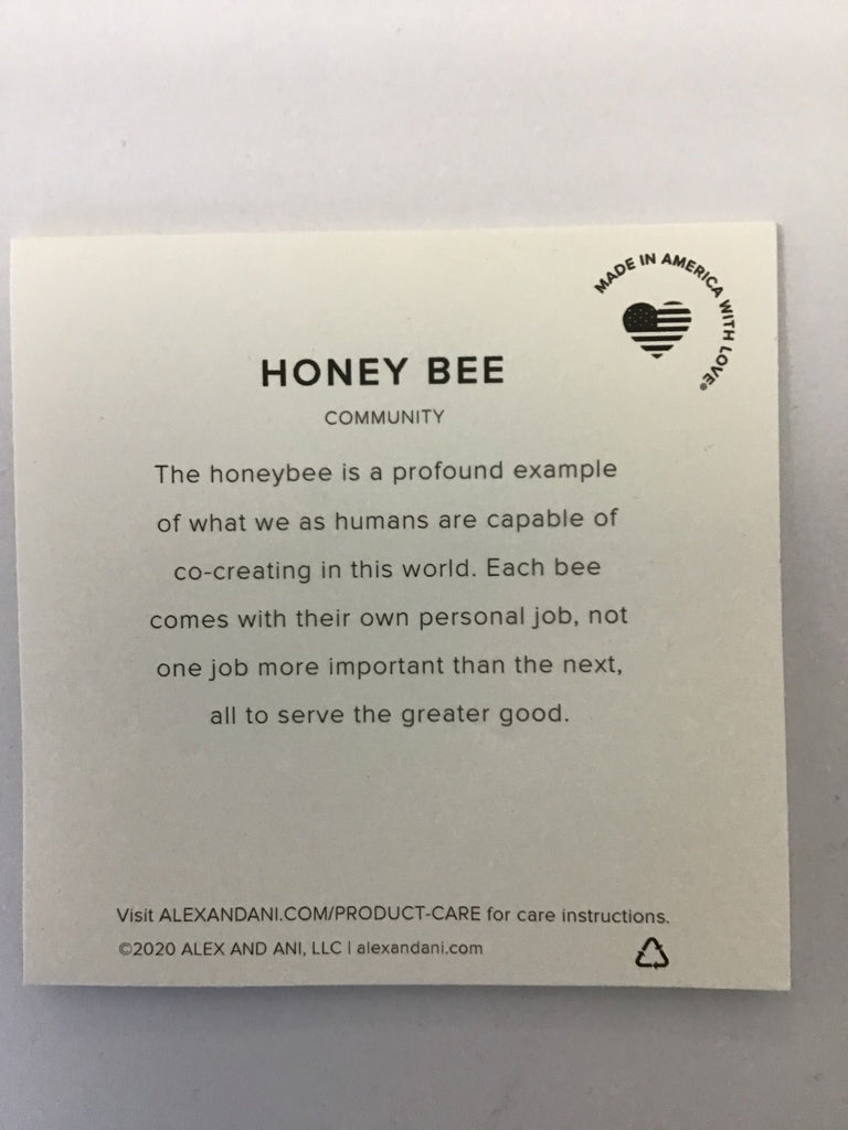 Alex and Ani Color Infusion Honey Bee EWB, SG