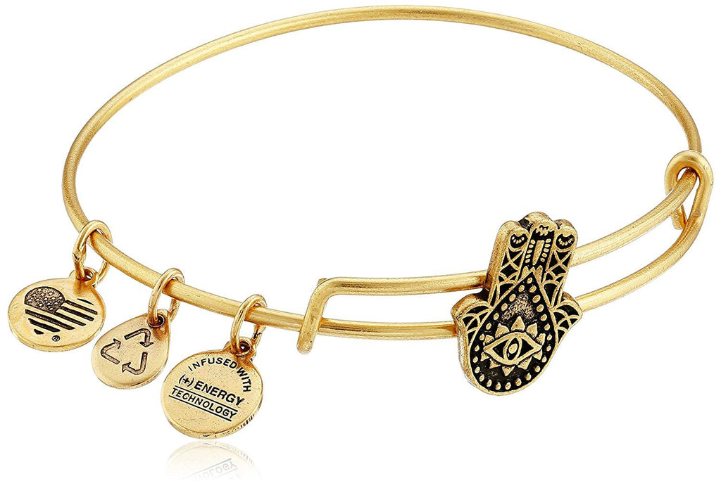 Alex and Ani Hand of Fatima Slider Bangle Bracelet