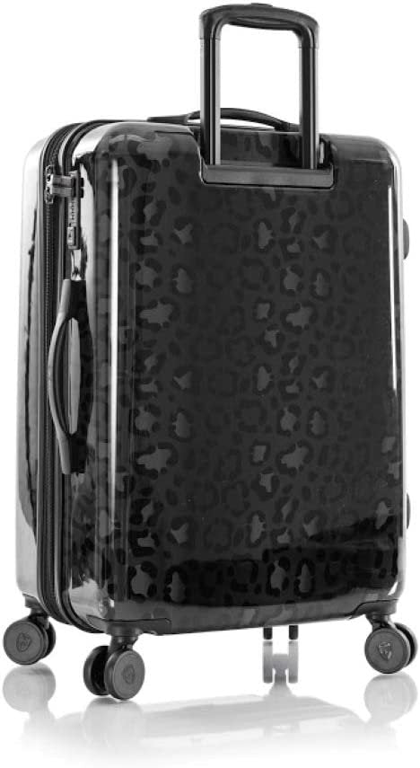 Heys America Black Leopard 26-Inch Hardside Spinner Luggage (Black Leopard)