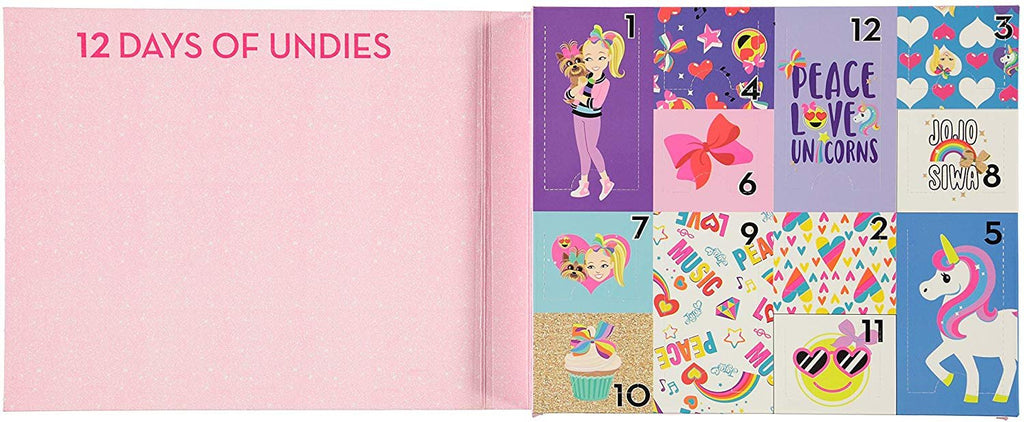 Nickelodeon Girls' JoJo Siwa 12 Days 'Un-Boxing' Panty Giftbox