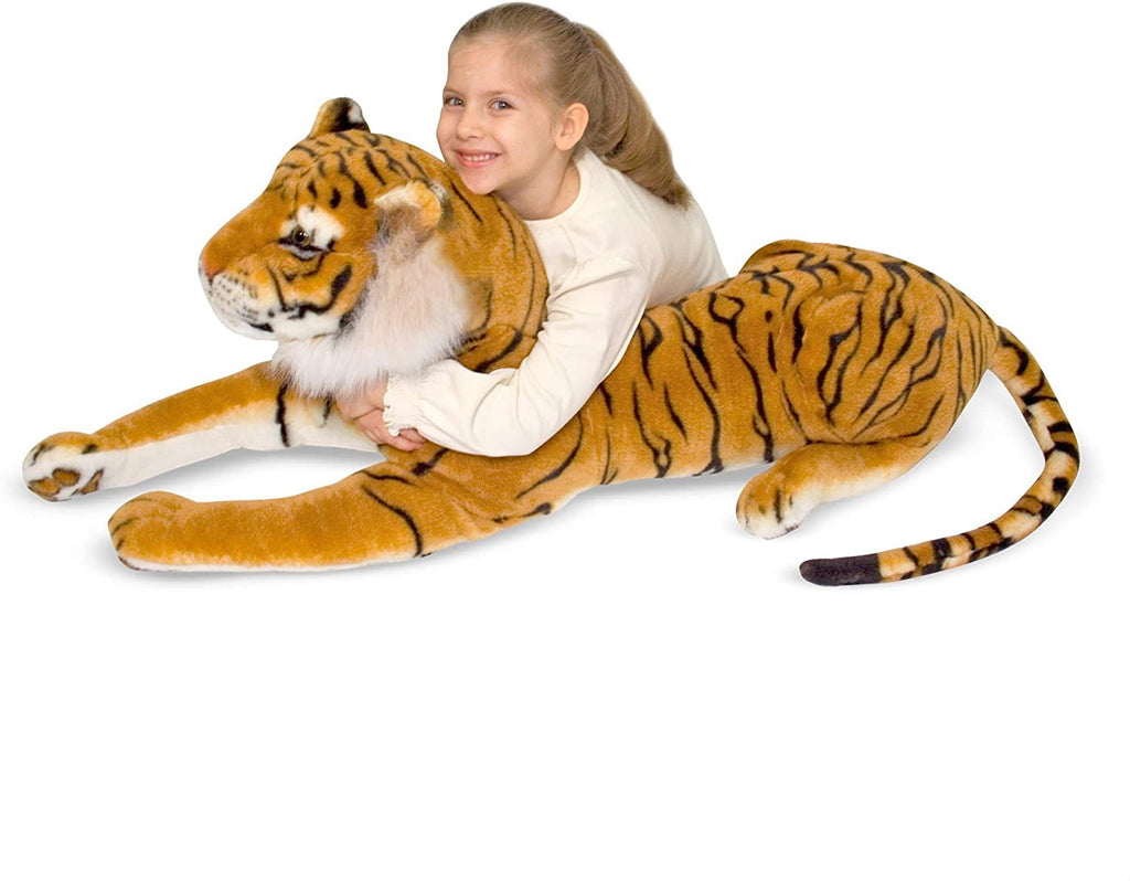 Melissa & Doug Giant Tiger - Lifelike Stuffed Animal (over 5 feet long)