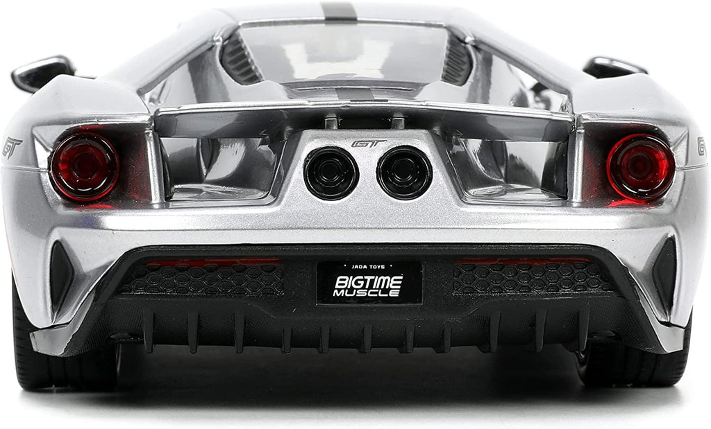 Jada Toys Big Time Muscle 1:24 2017 Ford GT Die-cast Car, Toys for Kids and Adults