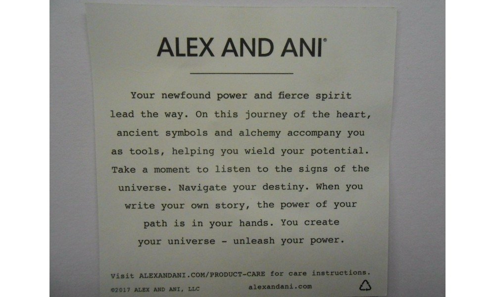 Alex and Ani Leather Wrap Bracelet